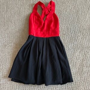 Bow Tie Mini Dress